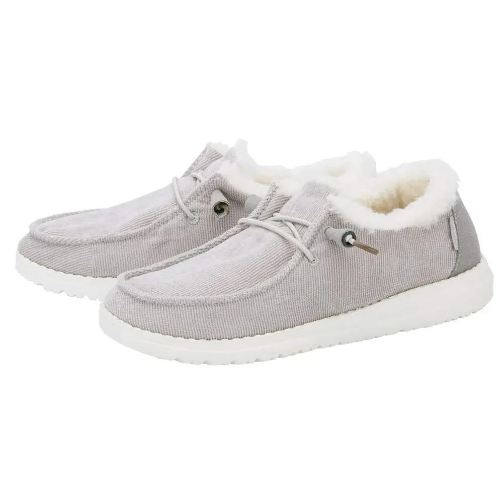 HEY DUDE WOMEN'S WENDY CHAMBRAY | WOMEN'S SHOES |GREY, 12, GREY, 10 UK